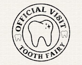 Tooth Fairy Official Stamp PNG, Letter from Tooth Fairy, Toothfairy Seal Clip Art, Note Mail, Tooth Fairy Visit Receipt