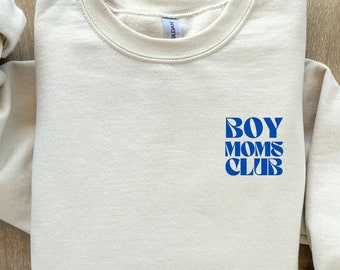Boy Moms Club Sweatshirt, Custom Mom Sweater, Best Boy Mum Ever, New Mom Shirts, Retro Mama Sweater, Momma, Expecting Mom, Top Selling Items