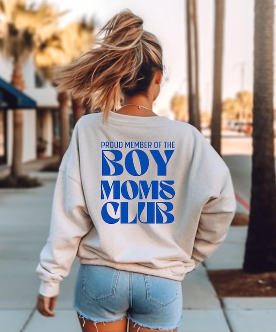 Boy Moms Club Sweatshirt, Custom Mom Sweater, Best Boy Mom Ever, New Mom Shirts, Retro Mama Sweater, Momma, Expecting Mom, Top Selling Items