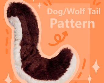 Patrón de cola de perro/lobo (Descarga PDF)