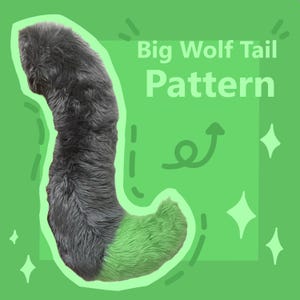 Big Wolf Tail Pattern (PDF Download)