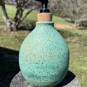 Handmade Ceramic Soap Dispenser