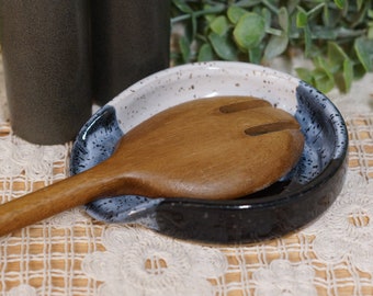 Handmade Stoneware Spoon Rest