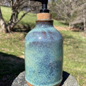 Handmade Ceramic Soap Dispenser