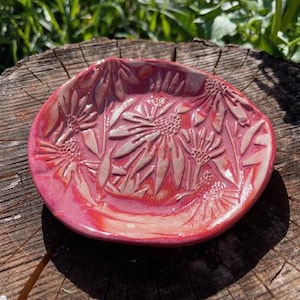 White Stoneware Ring Dish
