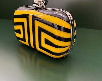 Alexander McQueen Skull Box Clutch Tasche