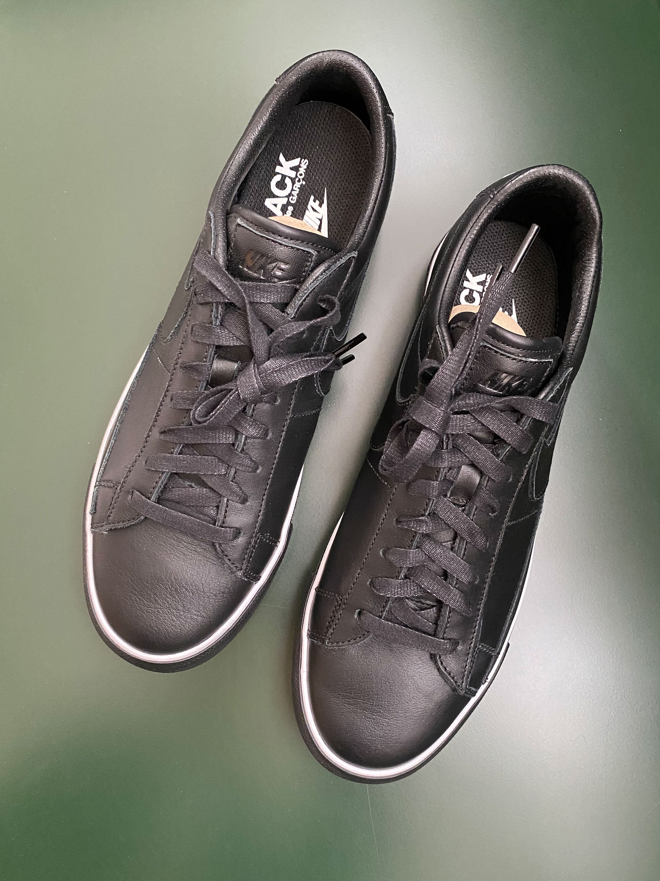 Nike X Comme Des Garcons CDG Black Blazer Low Black White - Etsy