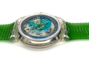 The Swatch Automatic TIME TO MOVE (earth Summit) 1992 - Etsy
