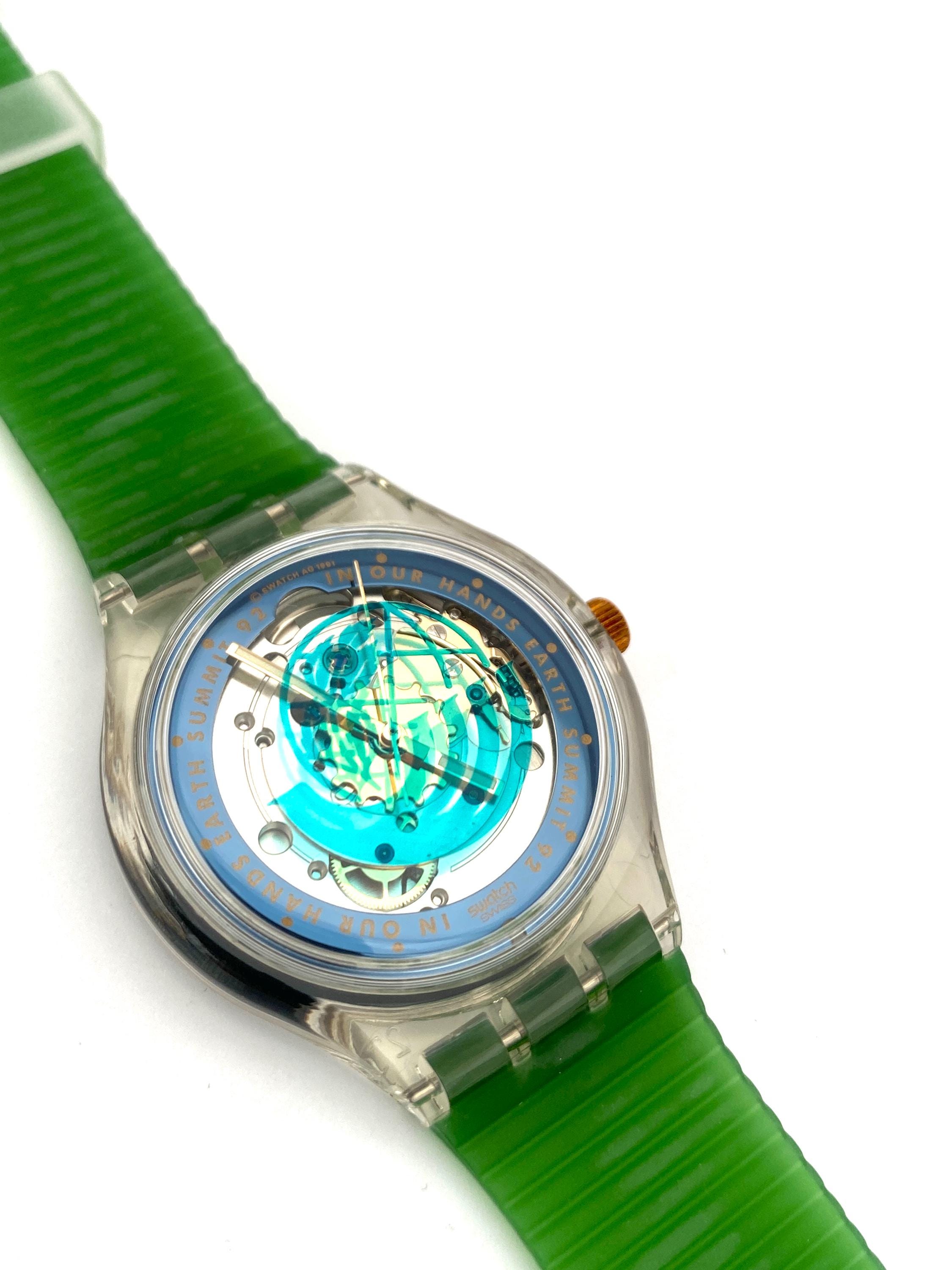The Swatch Automatic TIME TO MOVE (earth Summit) 1992 - Etsy