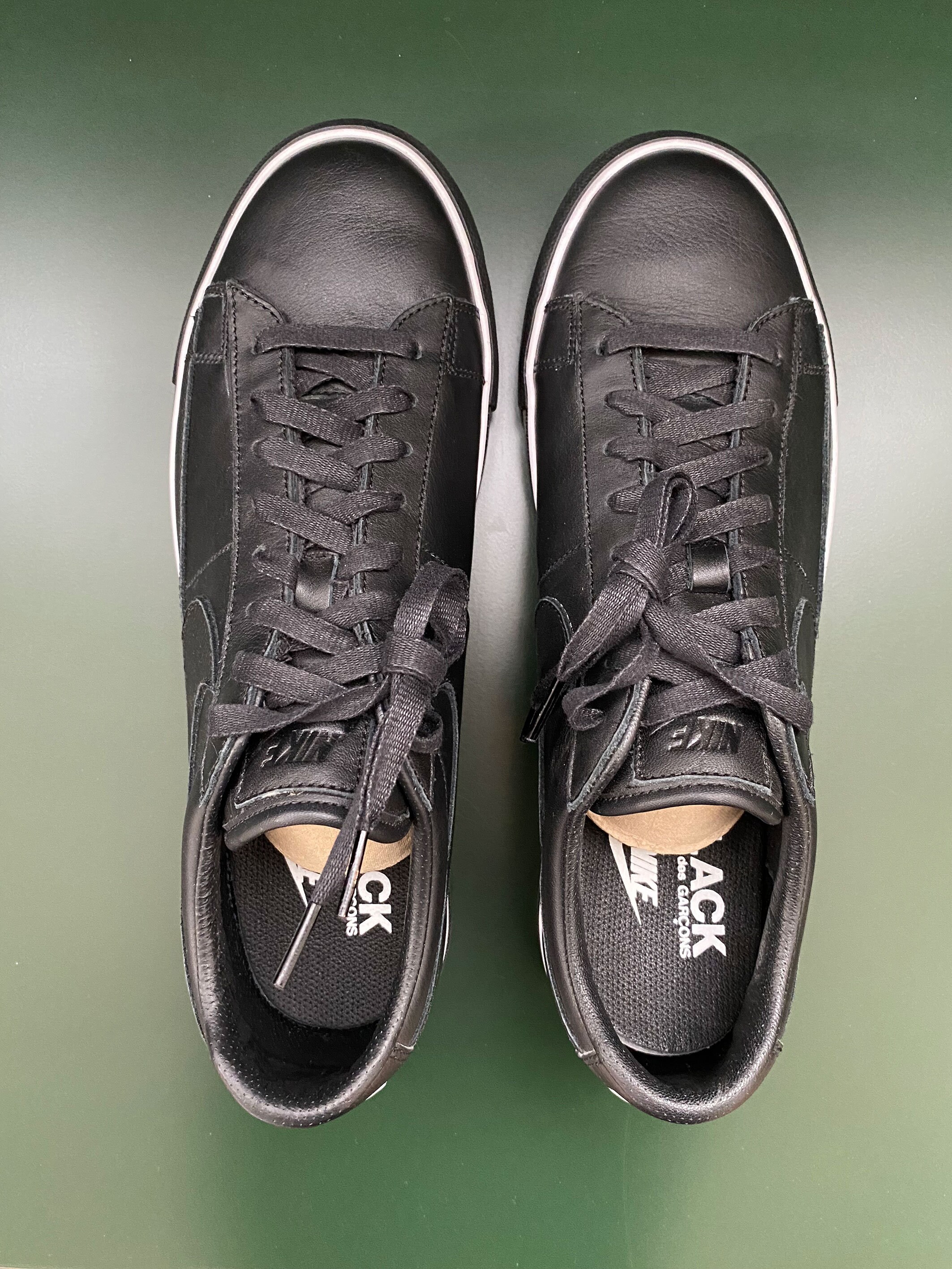 Nike X Comme Des Garcons CDG Black Blazer Low Black White - Etsy