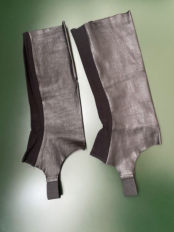 Ann Demeulemeester leather silk socks