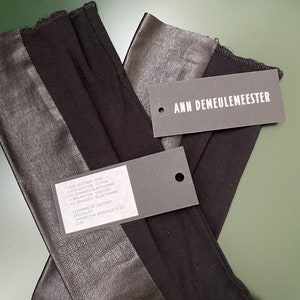 Ann Demeulemeester calcetines de seda de cuero imagen 2