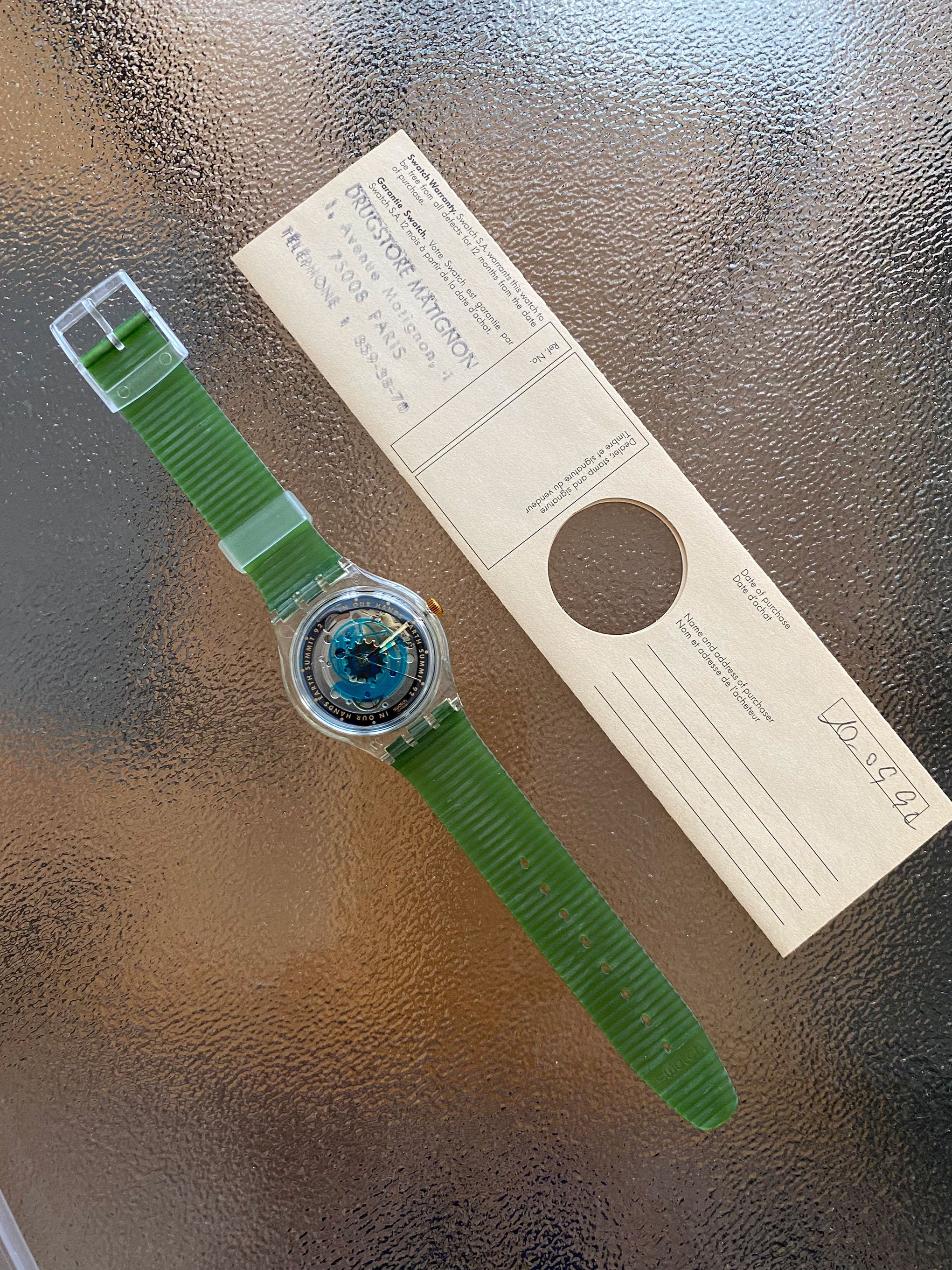 The Swatch Automatic TIME TO MOVE (earth Summit) 1992 - Etsy The Swatch Automatic TIME TO MOVE (earth Summit) 1992 - Etsy