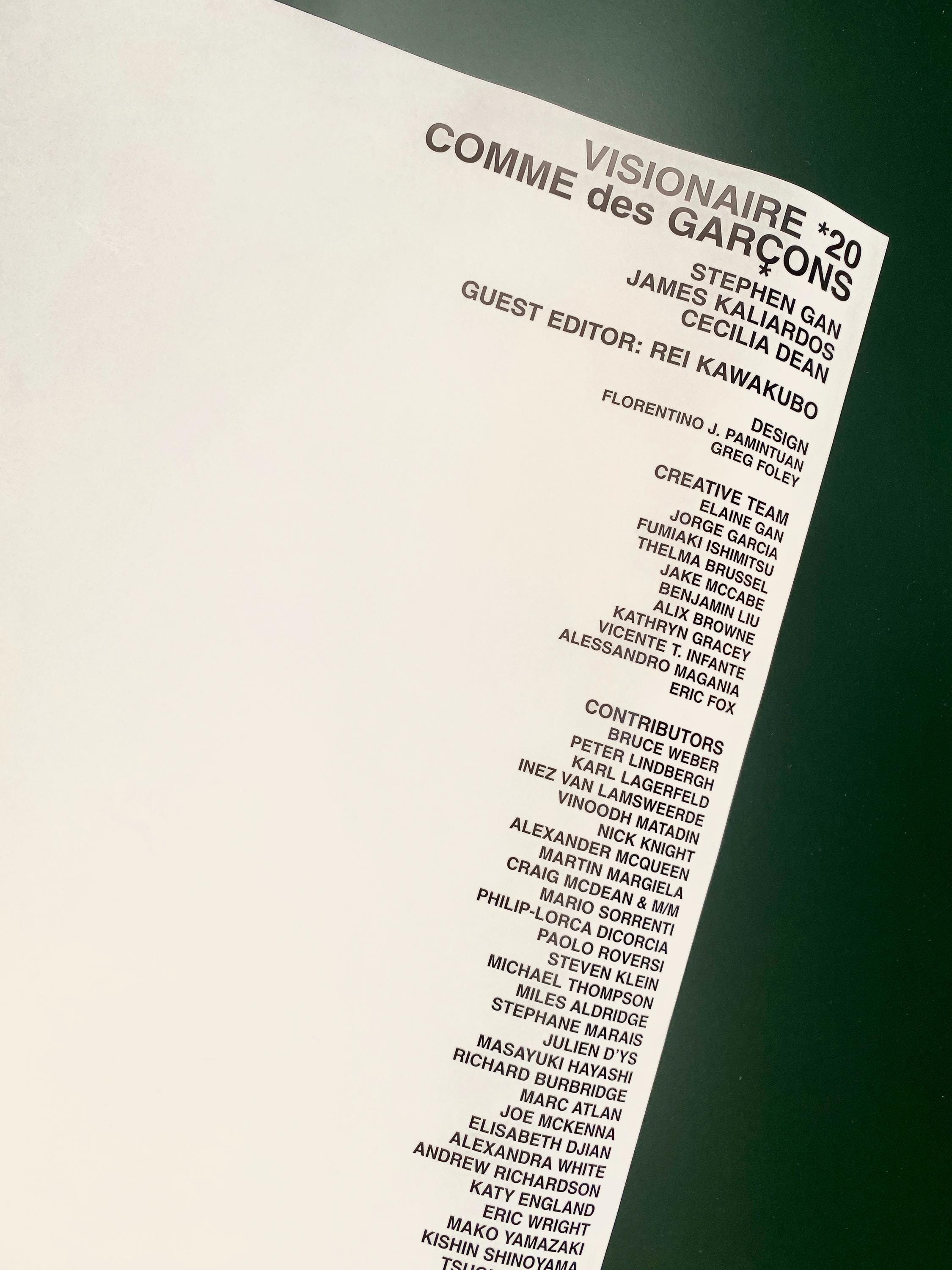 Box Visionaire 20 Comme Des Garçons - Etsy
