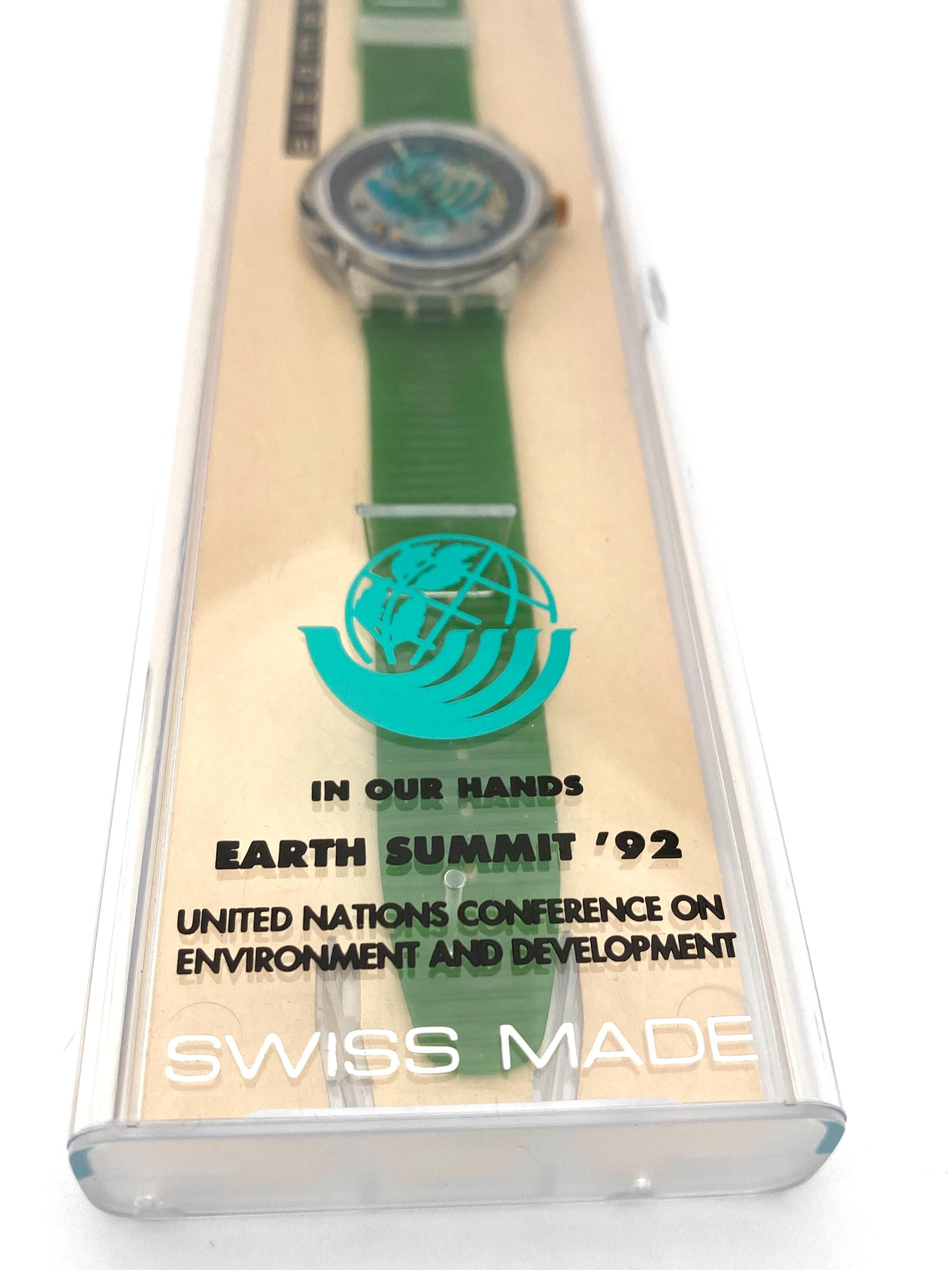 The Swatch Automatic TIME TO MOVE (earth Summit) 1992 - Etsy