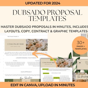 Dubsado Proposal Graphic Template | Done For You Copy  | Contract | Dubsado Workflow | Client Onboarding | Service Business | Boho | Intake