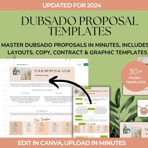 Dubsado Proposal Graphic Templates | Done For You Copy  | Contract | Dubsado Workflow | Client Onboarding | Service Business | Planner Page