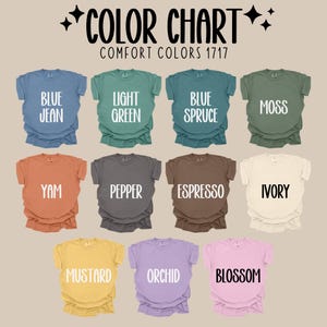 Comfort Colors Paraprofessional Shirt, Preppy Floral Para Squad Tshirt, Para Appreciation Gift, Wildflower Teacher Aide Back To School Tee image 9