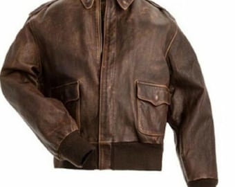 60's USN flight leather jacket type G-1 size 38 made by Star