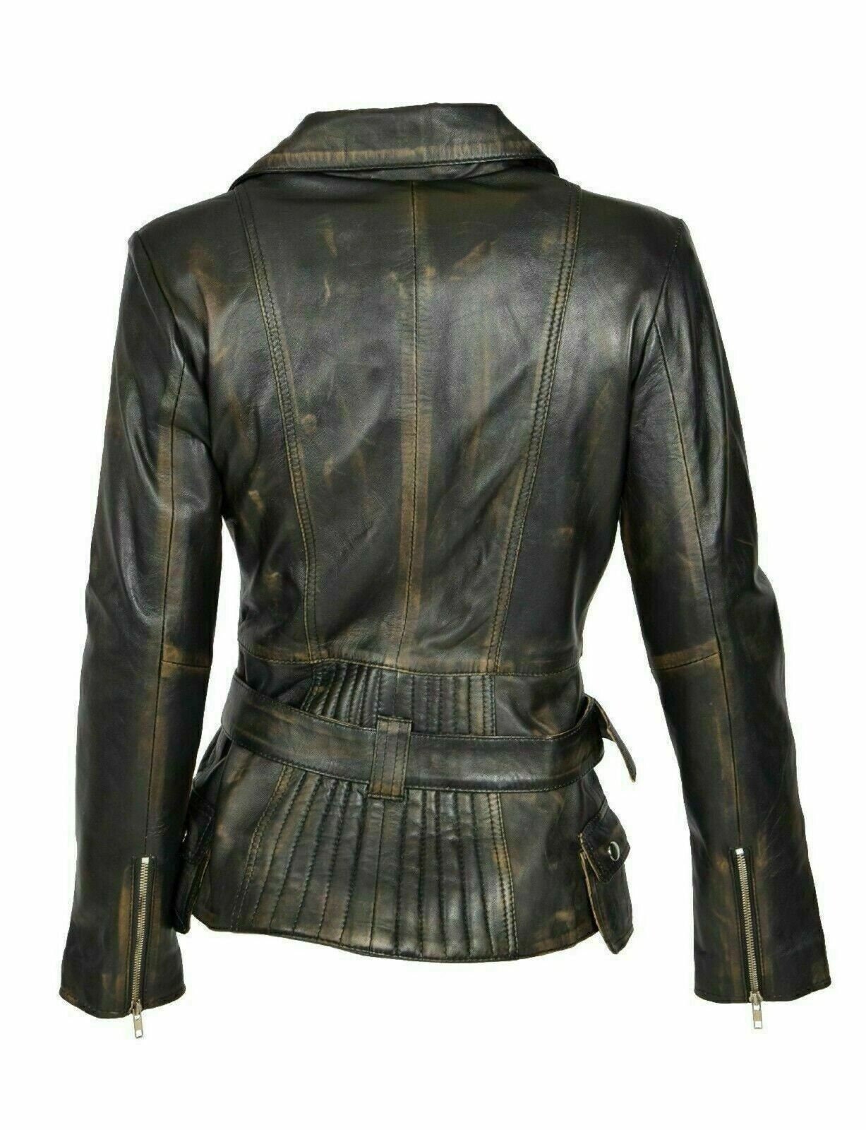 Entdecke Die Stilvolle 70er Racing-Lederjacke Für Damen! Jetzt