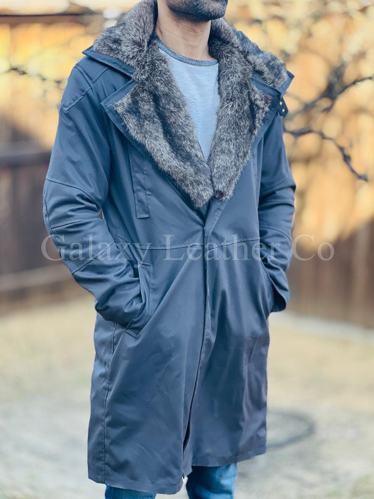 Long Boys Trench Coat