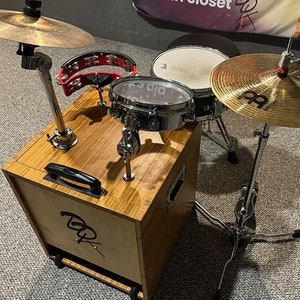 Drummers Dream Kit.  1st fully patented portable acoustic drum kit in the US.