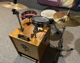 Drummers Dream Kit.  1st fully patented portable acoustic drum kit in the US.