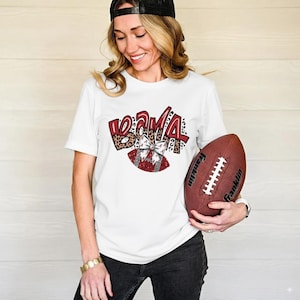 Alabama Football Shirt, Game Day Shirt, Alabama Lover Shirt, Alabama Football Shirt, Bama Mascot Png, bama Football Shirt, Football Gift