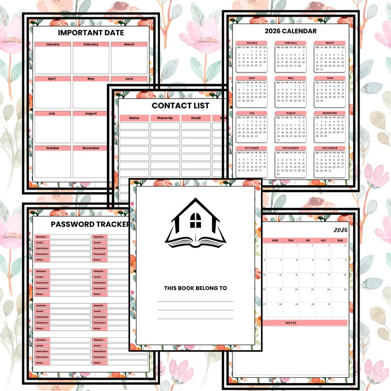 Home School Planner 2026 Printable | 80 Pages Homeschool Organizer PDF ...