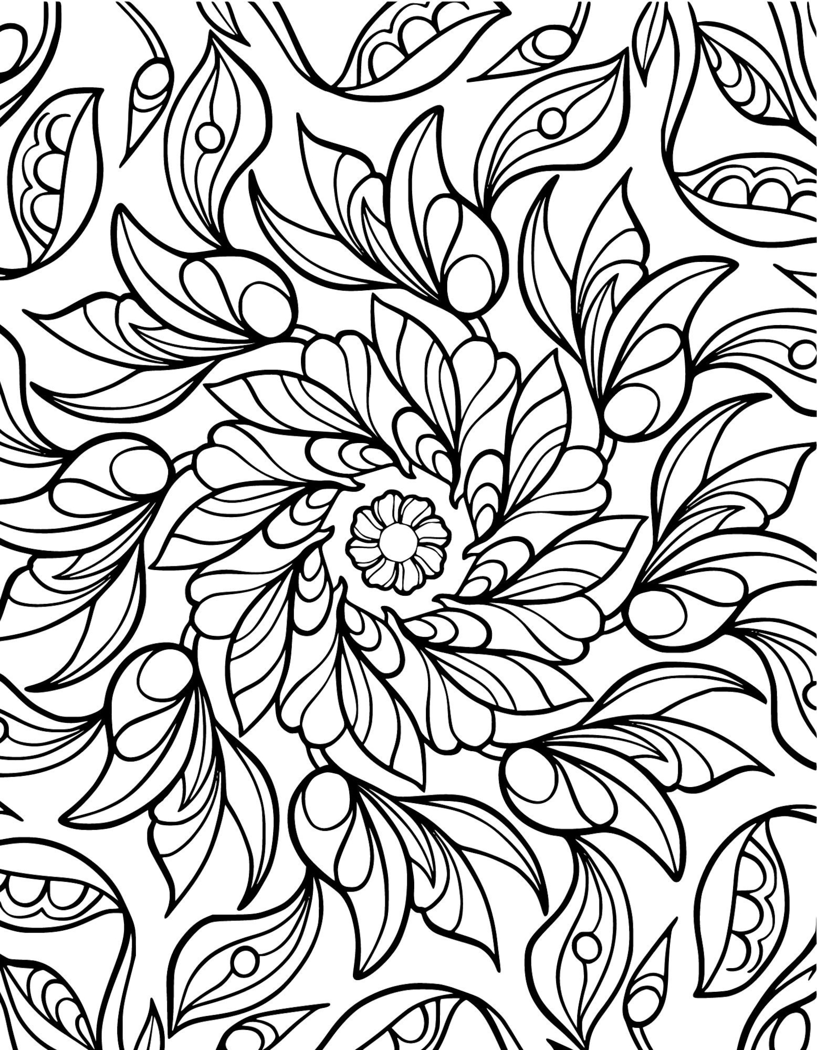 Digital Adult/teen Coloring Pages - 10 Pieces - Print at Home - Etsy