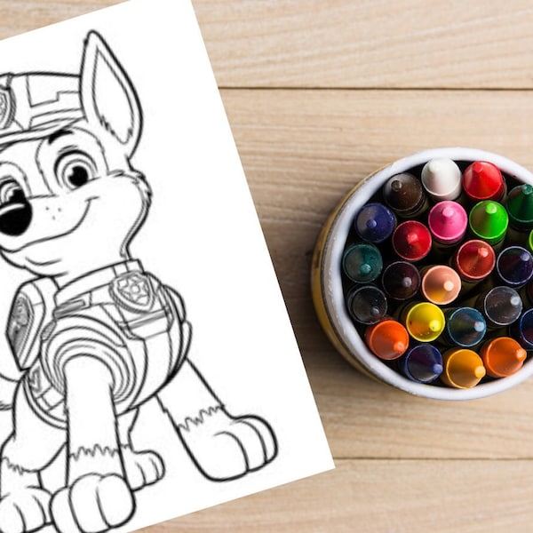 Paw Patrol Coloring Pages - 10 Pages
