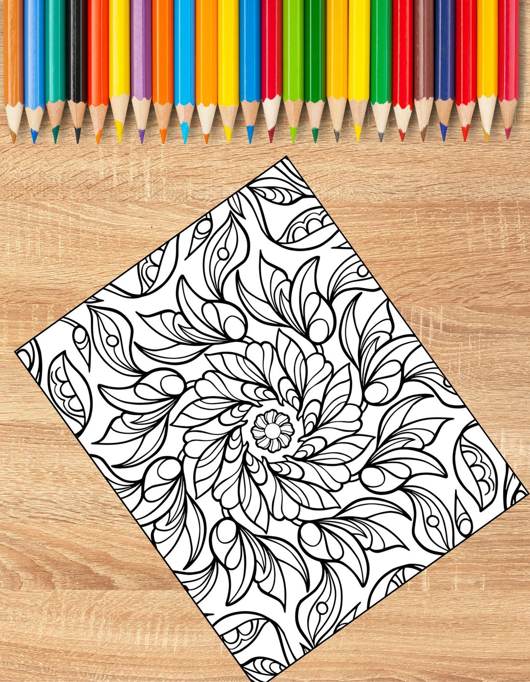 Digital Adult/teen Coloring Pages - 10 Pieces - Print at Home - Etsy