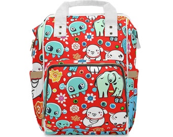 Multifunctional Diaper Backpack little elephant