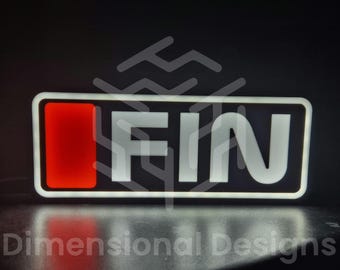Personalised F1 LED Lightbox/ Night Light/ Wall Light/ USB Powered  | F1 Custom Name Plate | F1 Racing | Custom Team Colours