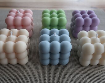 Bunte Bubble Kerze | bubble candle | Blasenkerze | Osterkerze 2024