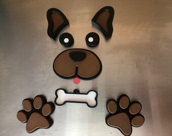 Fridge Dog Kit dog magnet set, refrigerator magnet, cute canine home decoration accessories, dog magnet, 8 piece set