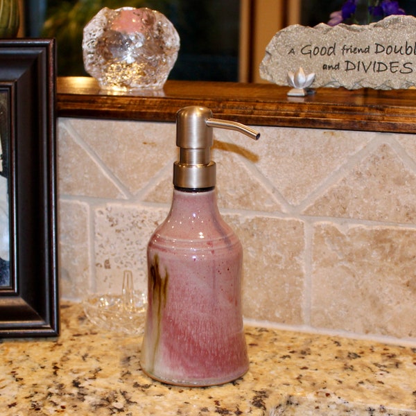 Handmade Ceramic Soap Dispenser