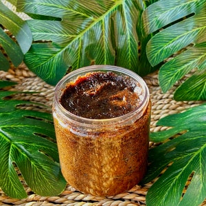 COFFEE Exfoliating BODY SCRUB For Skin and Body Care - Organic All Natural Vegan Handcrafted Brightening Body Scrub