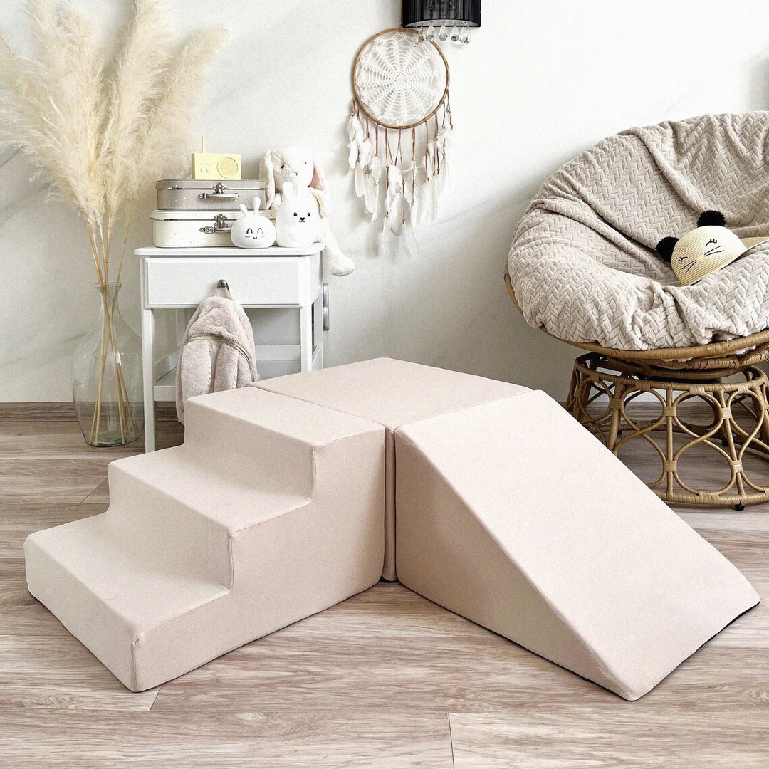 Foam Playground Set 3 PCS, Climbing Soft Set, Toddler Indoor Playground