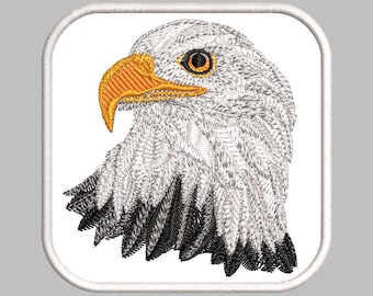 Geborduurd strijkpatch met adelaar