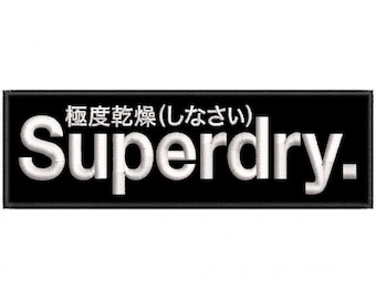 SUPER 3 LOGO Strijkpatch met borduurwerk