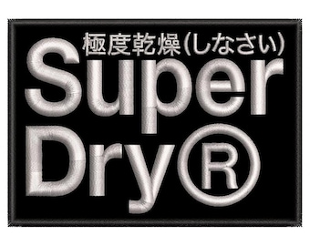 SUPER 1 LOGO Strijkpatch met borduurwerk