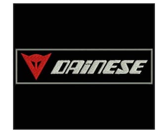 Geborduurd strijkpatch met motorfietsletters