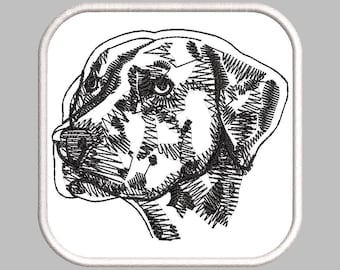 DALMATA Strijkpatch met borduurwerk