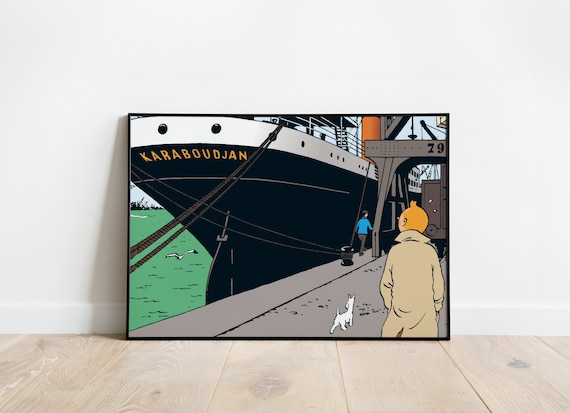 Tintin, 4 Landscapes, 4k High Quality Digital Downloads - for