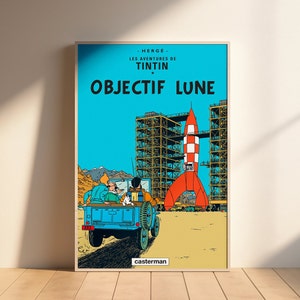 Tintin cover "Objective Moon"