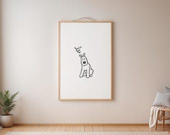 Milou Etourdi, Tintin and Milou Poster, poster, wall decoration