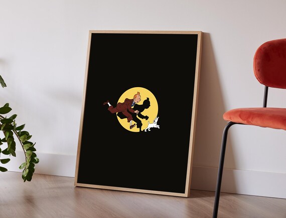 Iconic Tintin Poster - A2, 24