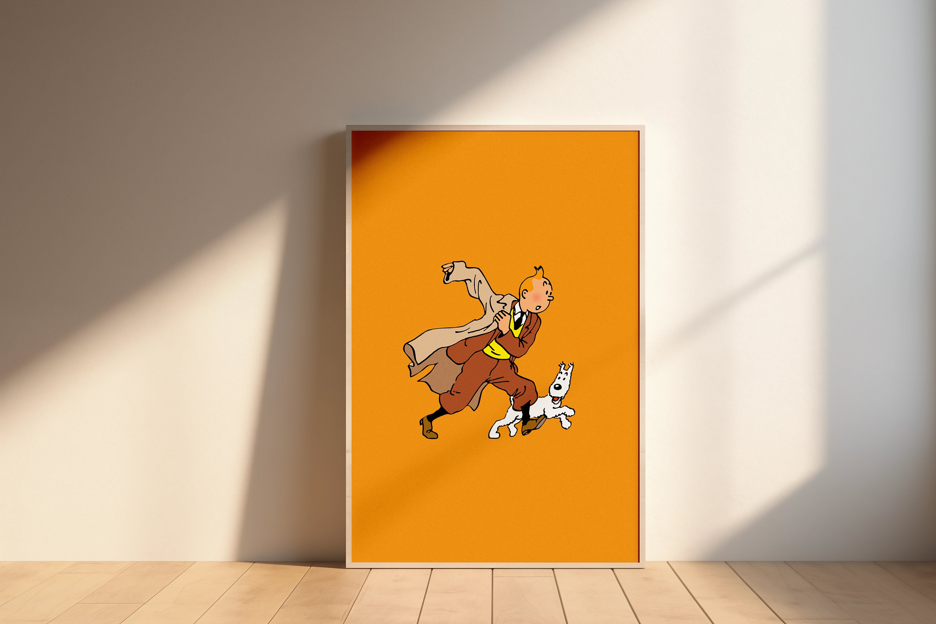 Tintin Digital Download 3 Colors - for Printing - Wall Art