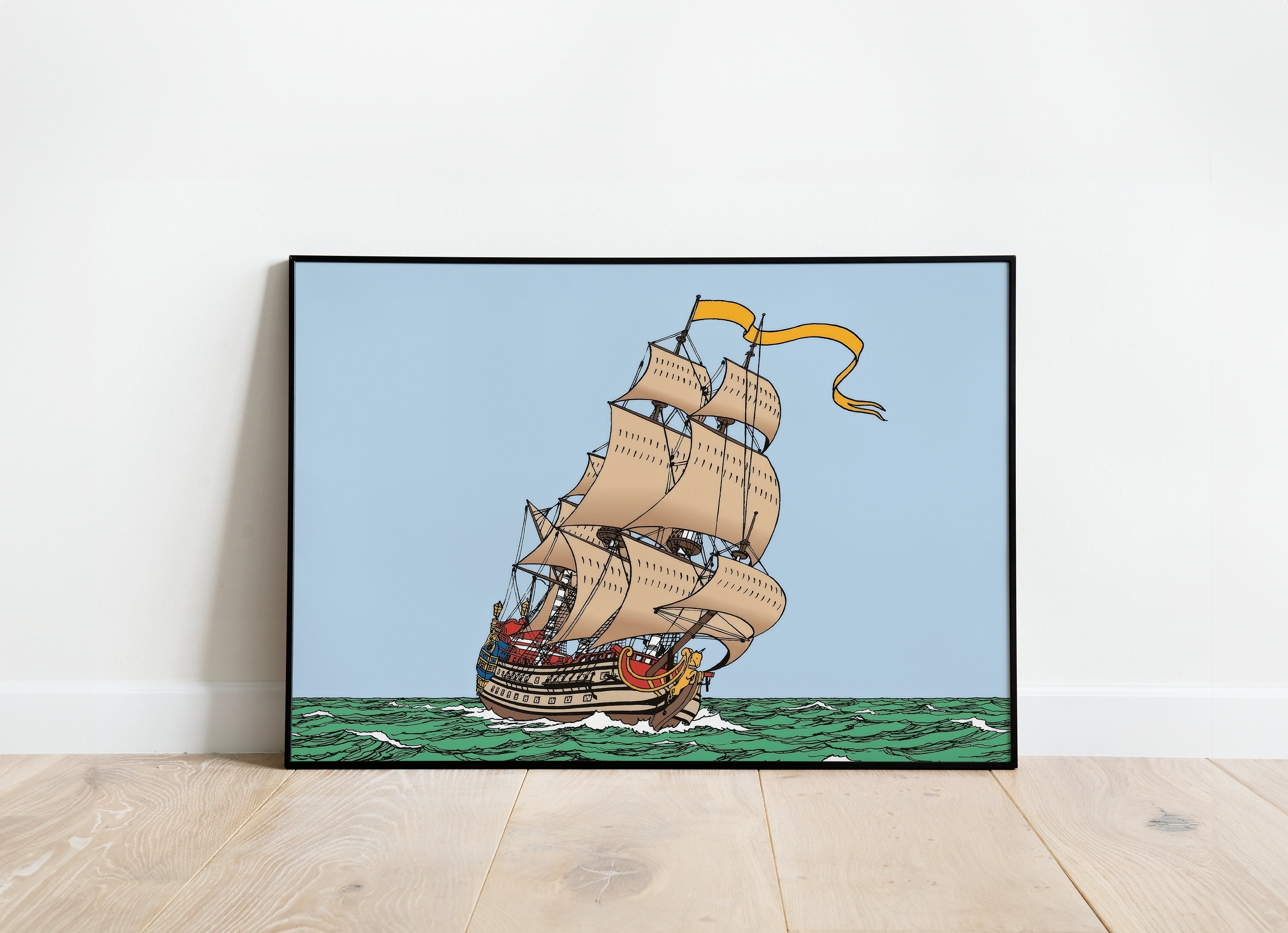 Tintin, 4 Landscapes, 4k High Quality Digital Downloads